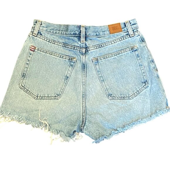 BDG Urban Outfitters Girlfriend High Rise Jean Shorts Sz 30 Light Wash 93V - Picture 2 of 9